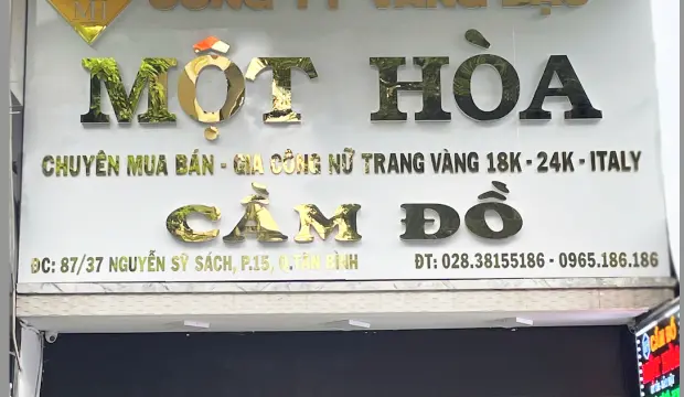  VÀNG BẠC MỘT HOÀ- CẦM ĐỒ
